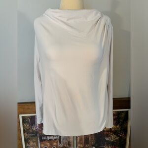 Banana Replubkic Size Large Long Sleeve Pull Over Blouse with Cowl Neck